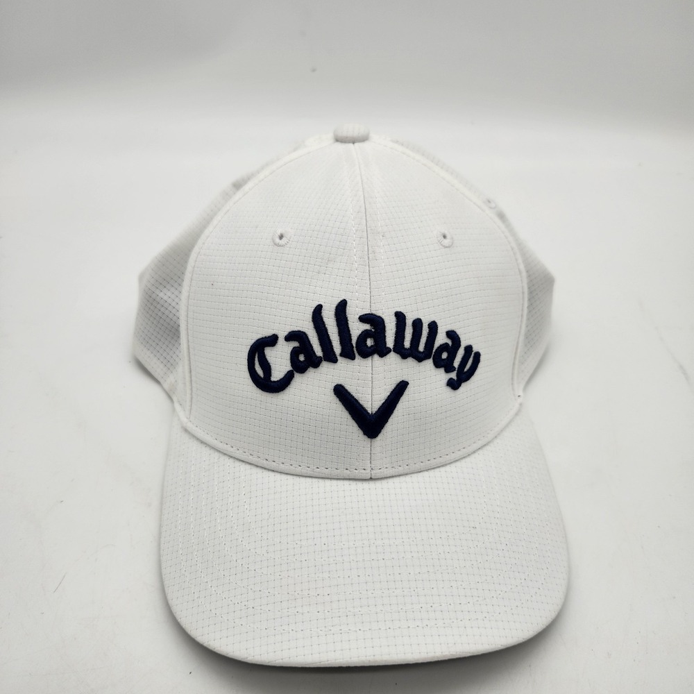 Callaway Performance Odyssey Pro Golf Hat White Navy Adjustable